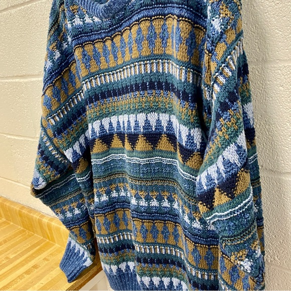 Eddie Bauer Knit pattern Large sweater - Picture 3 of 8